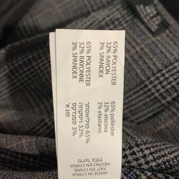 NWT Tartan Black Tape Pants by Dex - Picture 13 of 15